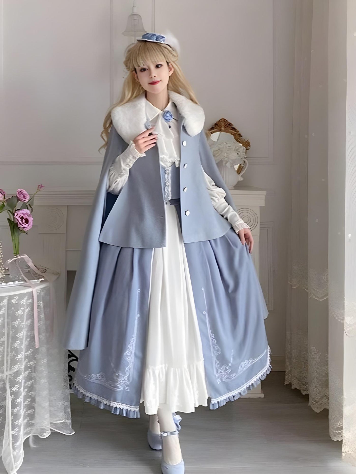 Polyhymnia - Miss Leisha - Classic Lolita skirt set with an embroidered long skirt - product detail 8