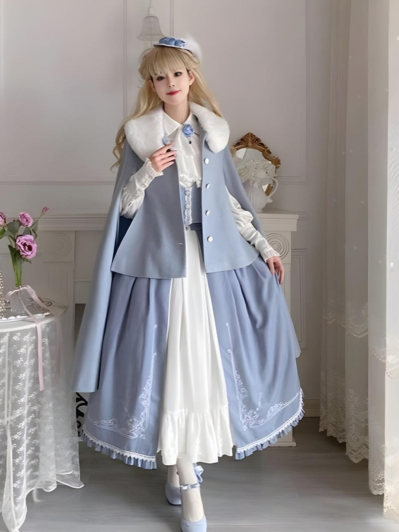 Polyhymnia - Miss Leisha - Classic Lolita skirt set with an embroidered long skirt - product detail 8
