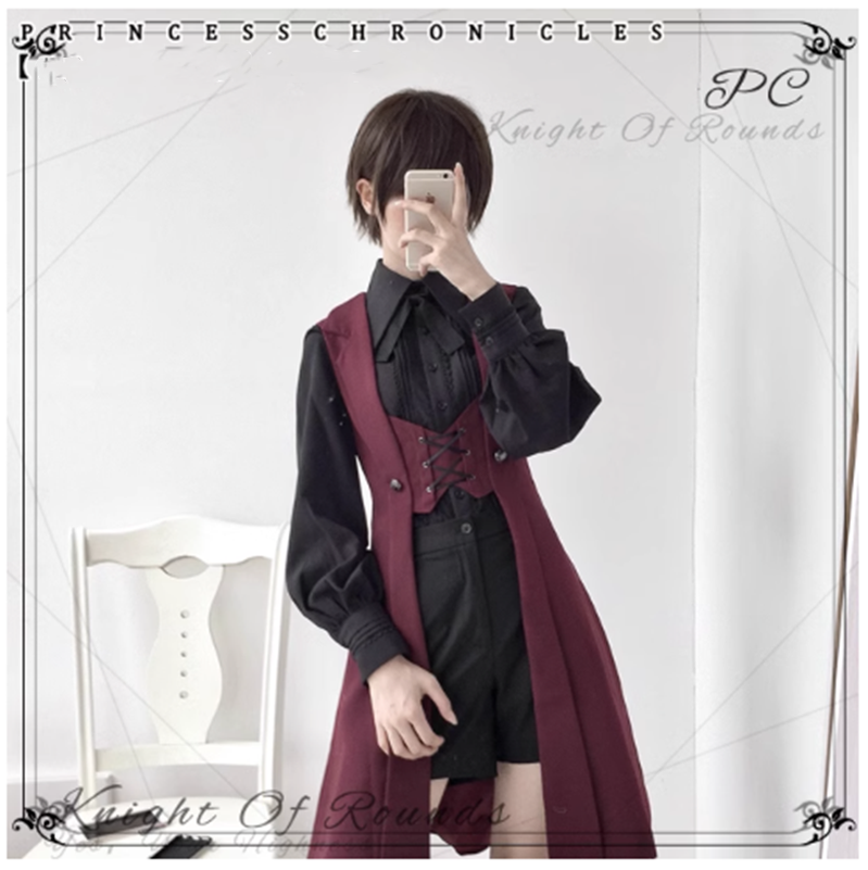 Princess Chronicles - The Night Prelude - Medieval Ouji Lolita Long Vest