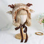 M (56-58 cm/ 22-23,2 Zoll) / Elk ear Lei Feng Hut(ohne Spitzenbesatz)_
