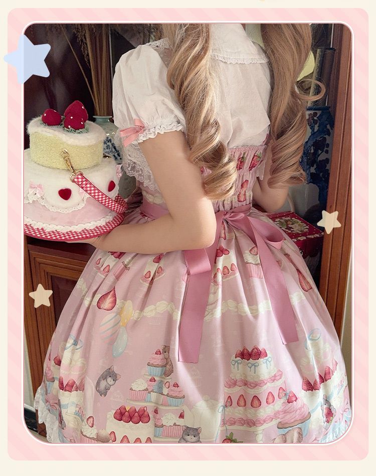 Doll and Bear - Strawberry Mice - Sweet Lolita JSK and Accessories - product detail 21
