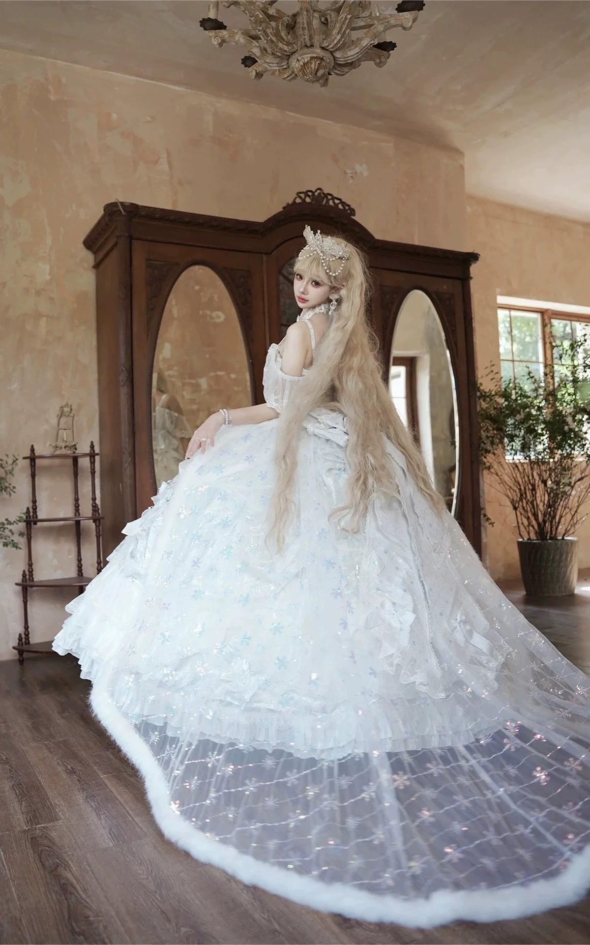 Snow Meow -  Wedding Japanese Style Sweet Princess Gown Daily Outfit