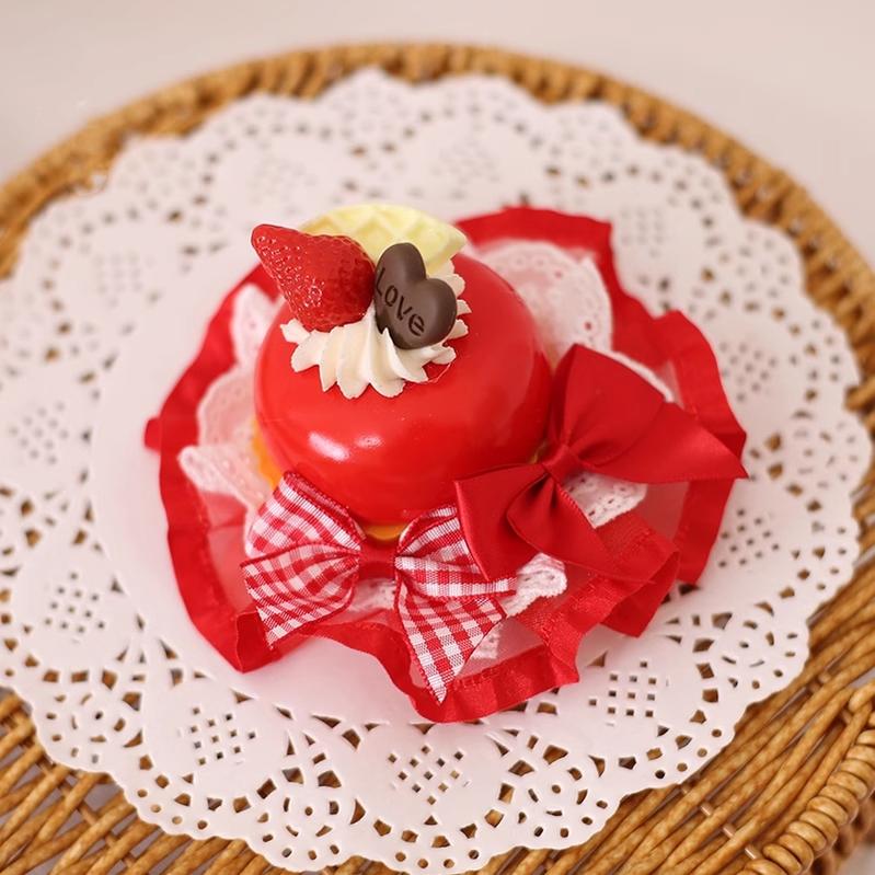 Xiaogui - Sweet Cake - Kawaii Lolita Hairpin Cake Flower Pill Headdress