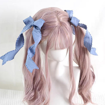 Original  Double Ponytail Twist Hair Clip Lolita Sweet Pair Clip Lo Side Clip Anime Cosplay Adjustable Styling