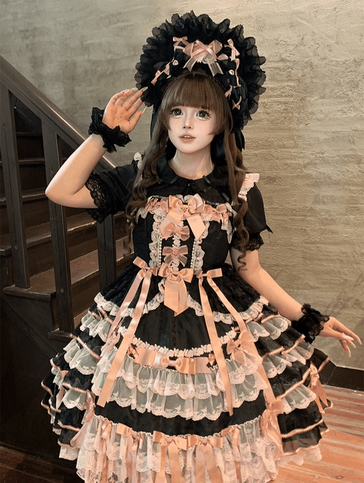 Niu Niu - Plus Size Sweet Lolita Blouse with - Ruffles, Peter Pan Collar Innerwear