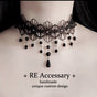 Gothic Lace Necklace Model 02