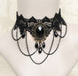 Gothic Lace Necklace Model 03