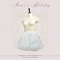 Plus-Size 12-Metre-Hem Tulle Petticoat - 45 cm