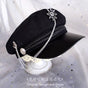 Black hat + steering wheel / Free size