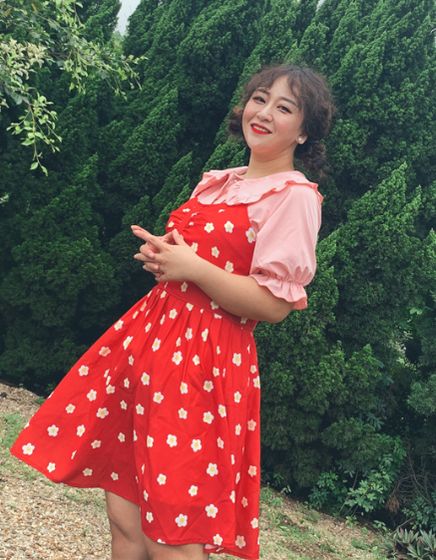 Niu Niu - Plus Size Lolita Blouse - Oversized Short Sleeve Shirt Innerwear