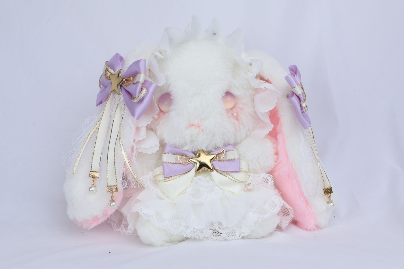 Handmade LolitaFetch Bunny Bag featuring cute bear design, perfect for birthdays and matching outfits, ideal for girlfriends.
