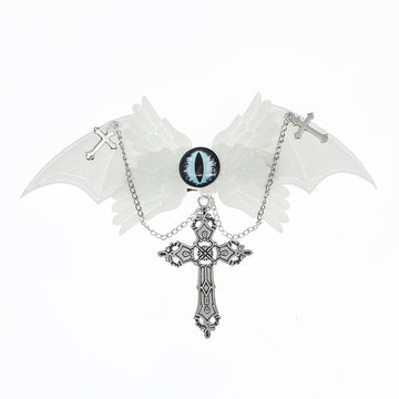 Original Angel Demon Hair Clip God's Eye Series Subculture Gothic Dark Hair Accessory Niche Side Clip