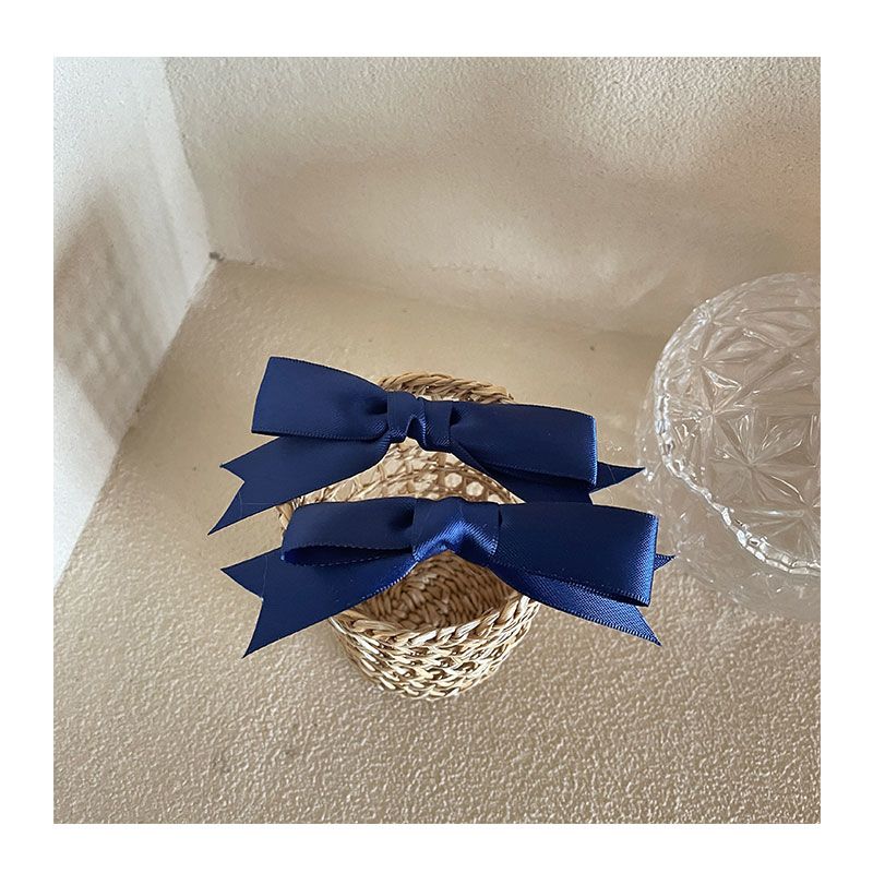 Handmade - Glossy Swallowtail Bow - Hair Tie, Clip or Brooch - detail view 14