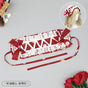 Cream Sweetheart-Hairband Red