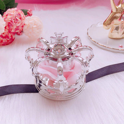 Lolita Crown Hair Accessories Gorgeous Rose Crown Hairband Headdress Golden Crown Hair Clip