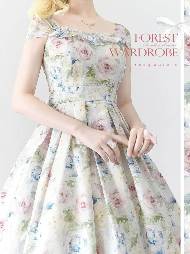Forest Basket 3.0 - Vintage Lolita JSK Dress for Summer (2XL L M S XL) 15766:466186