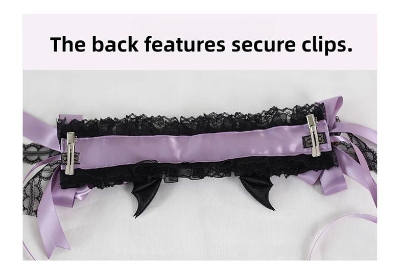 Xiaogui - Halloween Gothic Lolita Hairband - Detachable Devil Wings Headwear
