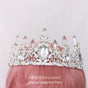 Icicle Silver White Diamond Crown