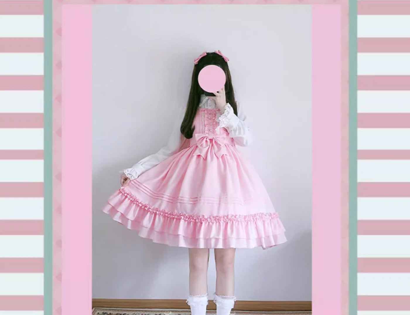 Strawberry Witch - Sweet Lolita JSK Multicolored - Lolita Dress JSK Dress