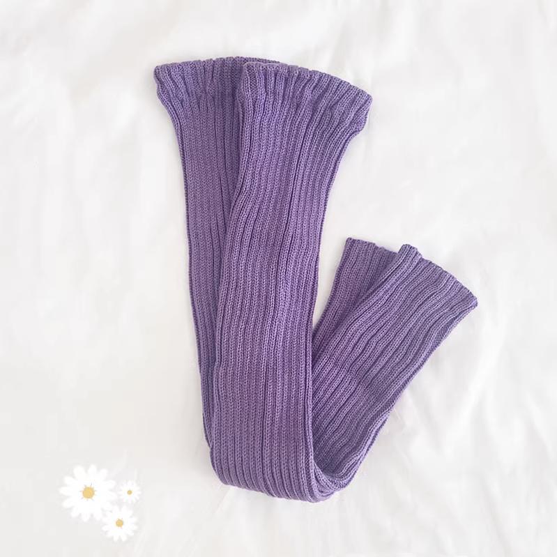 Floral Milk Cat - Star Patch - Leg Warmers with Sequin Star Details - option image