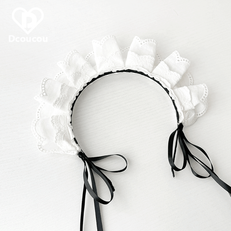 Dcoucou - Heartless Bunny - 45cm Long Curly Hair Tiger Clip Double Pon
