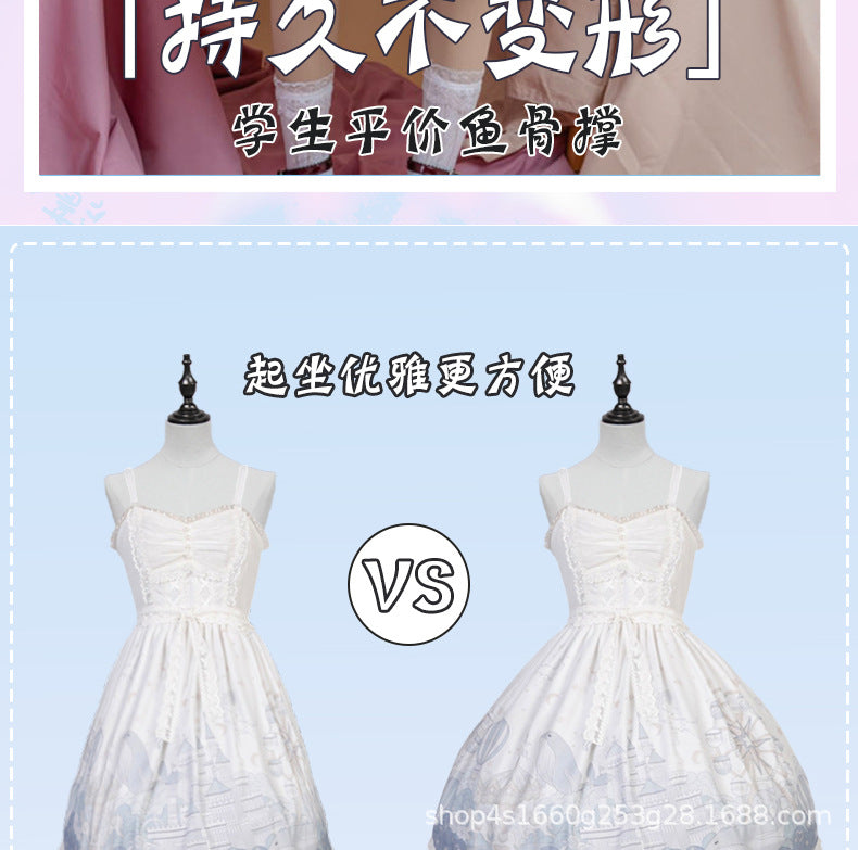 Adjustable Fishbone Petticoat – Bridal Lace Trim
