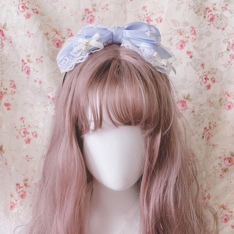 Cream Baby Original Sweet Spring Color Lolita Oversized Bow KC Bow Hair Clip Hair Accessory - Lolita Fetch