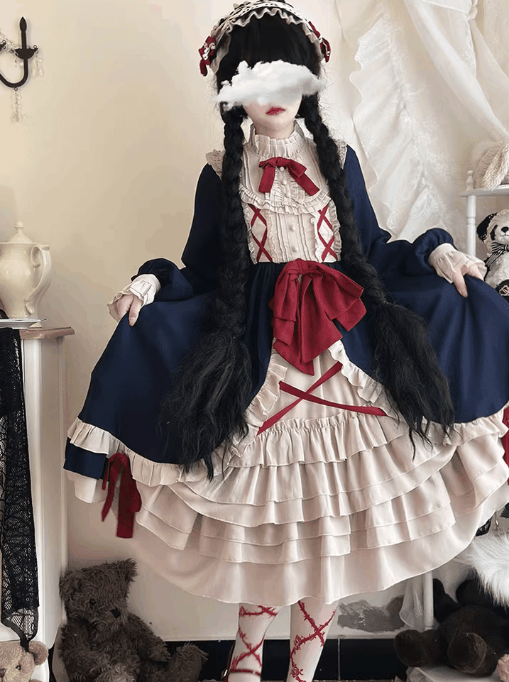 Niu Niu - Halloween Plus Size Lolita OP Dress - OP Dress