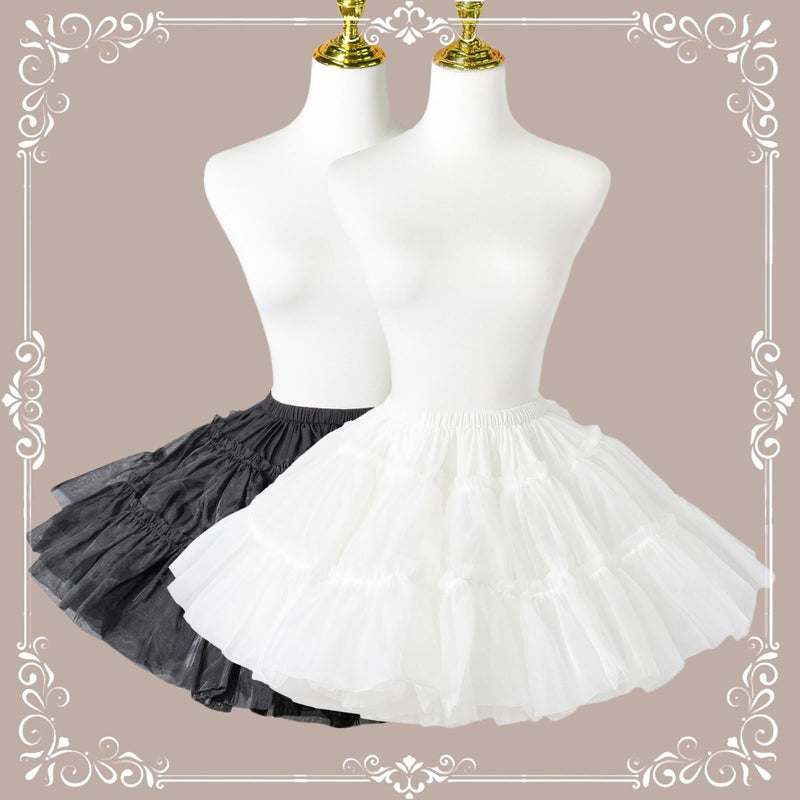 Aurora&Ariel - Short A-Line Petticoat Collection - 13.8 in Lolita Petticoat with five volume levels - product detail 12