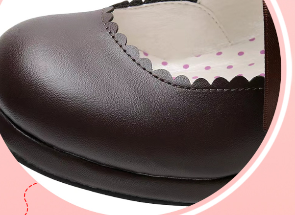 Sosic - Qing Mengnuo - Elegant Lolita Satin High Heel Handmade Shoes
