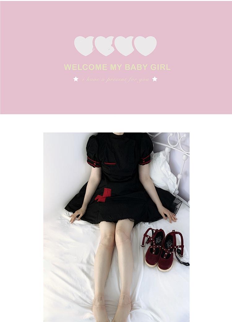 Roji Roji - Sweet Lolita Pantyhose - Joint Print Light Stockings Socks
