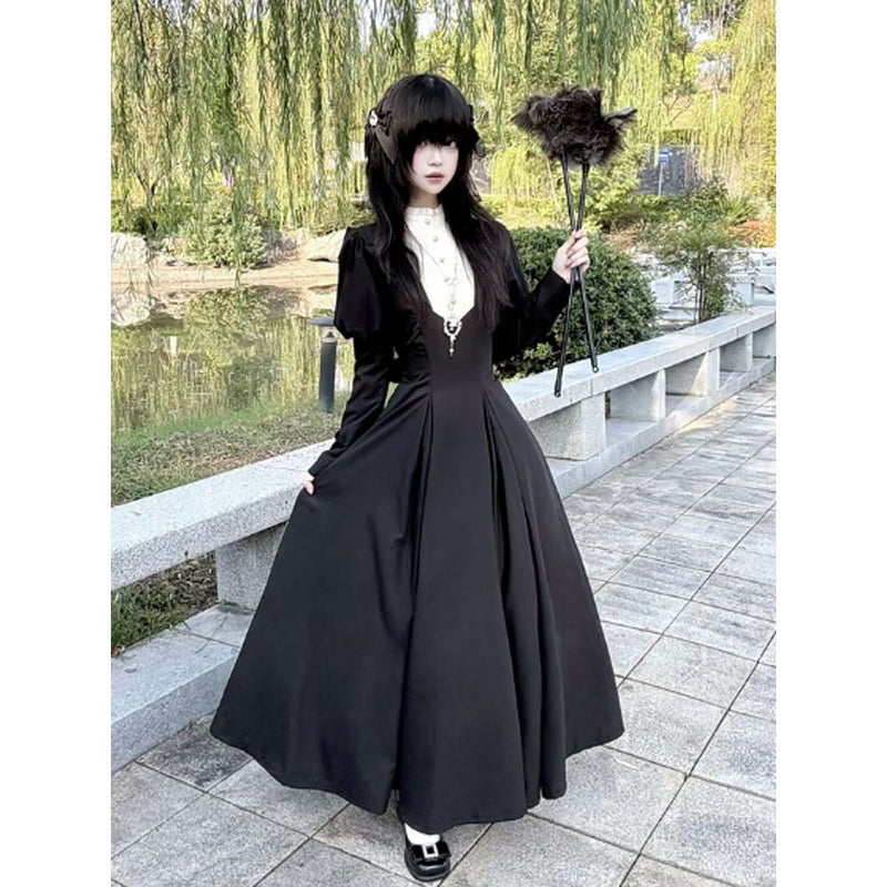 1st Anniversary - Cross Witch - Gothic Nun-Style Long OP Dress - product image 7