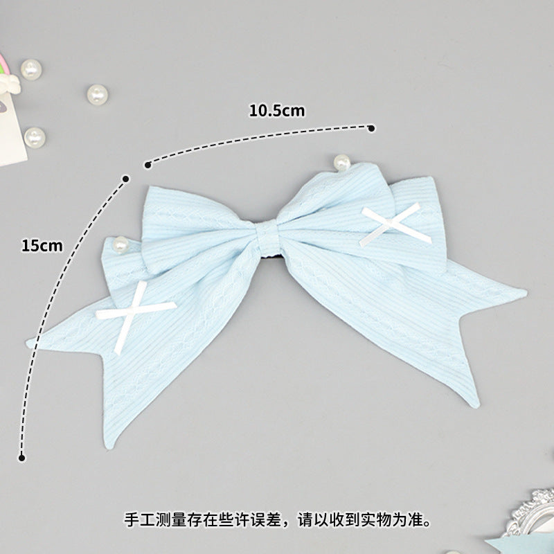 Lolita Back of Head Top Clip - Original Japanese Bow Versatile Hair Accessory - Lolita Fetch