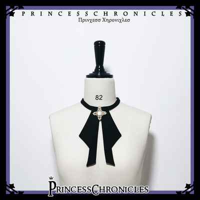 Floating Phantom - Ouji Fashion Shirt, Long Sleeve S Black bow tie (one size / choose M) (in stock)