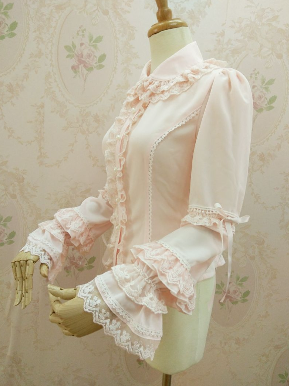 Yilia - Double-layer Flounce Chiffon Lolita - Blouse Innerwear