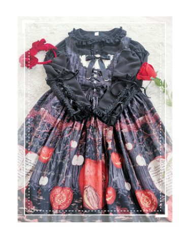Sakurada Fawn - Plus Size Lolita Shirt Mutton - Sleeve Lace Blouse Innerwear