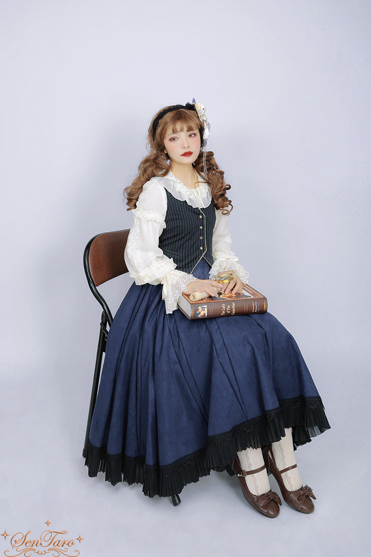Sentaro - Canneles Elegant Classic High Waist - Lolita Skirt SK Skirt