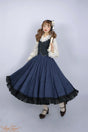 S / navy blue / long style