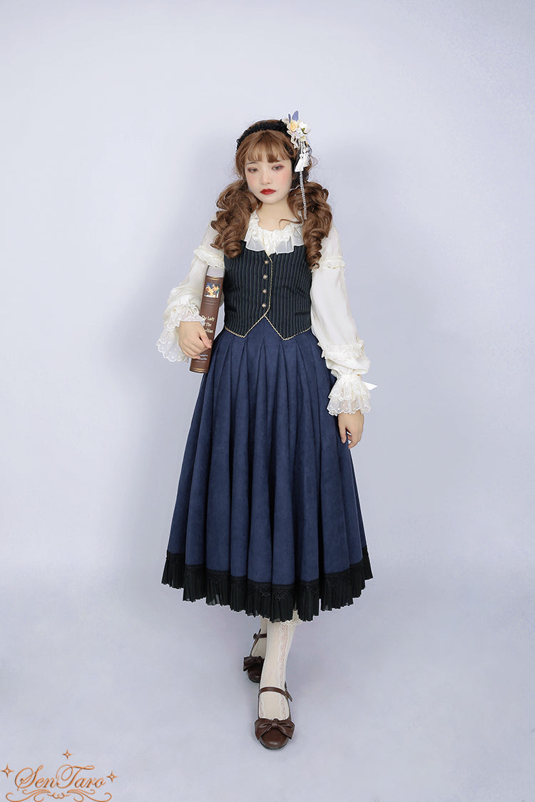 Sentaro - Canneles Elegant Classic High Waist - Lolita Skirt SK Skirt