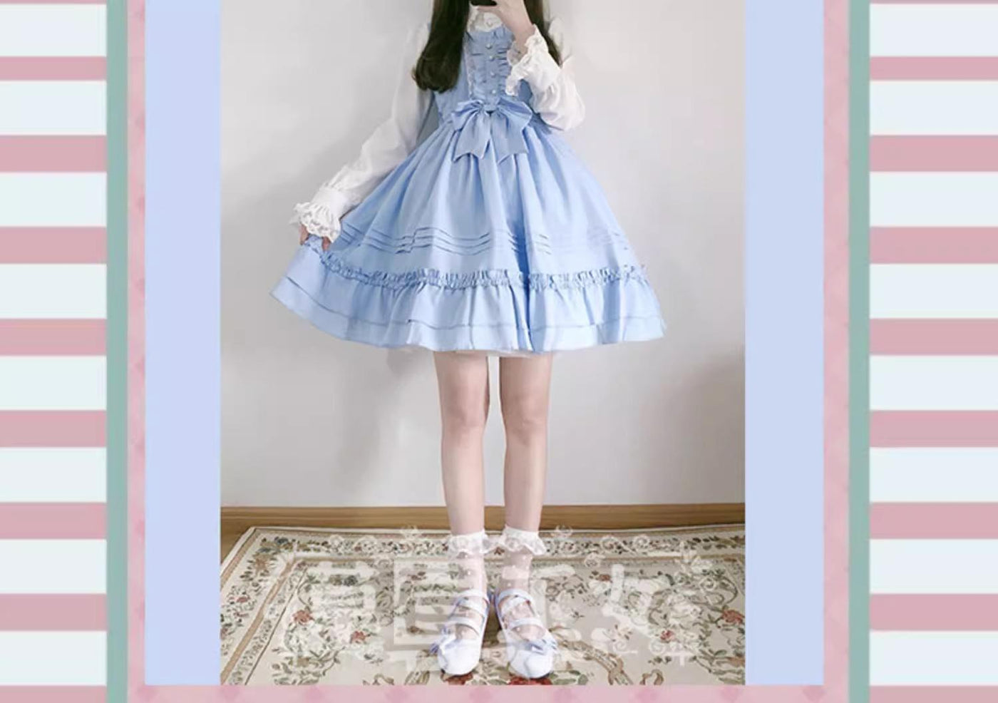 Strawberry Witch - Sweet Lolita JSK Multicolored - Lolita Dress JSK Dress