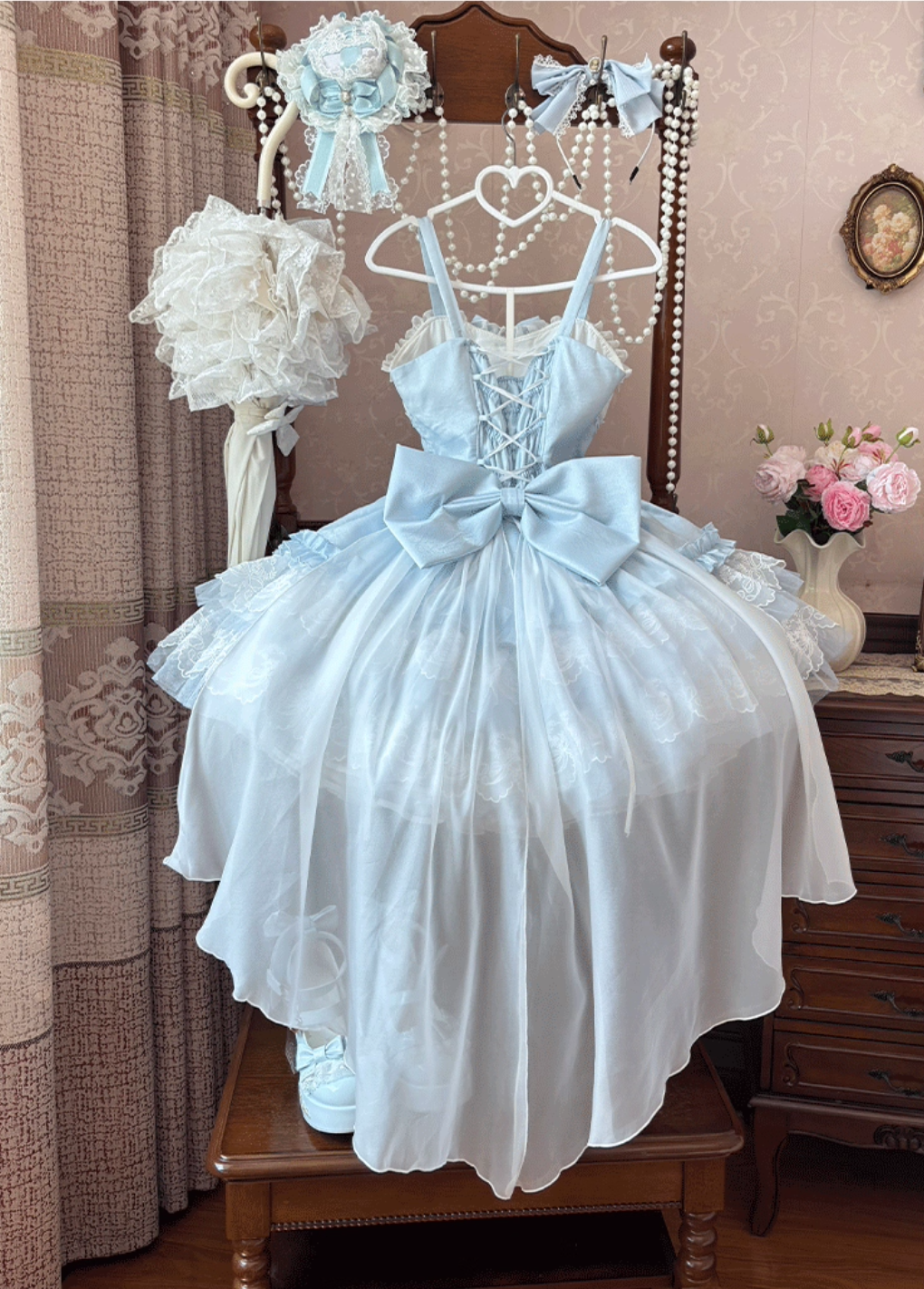 ZhiJinYuan - Time Waltz2 - Sweet Lolita Short Dress Ballet Style JSK - Lolita Fetch