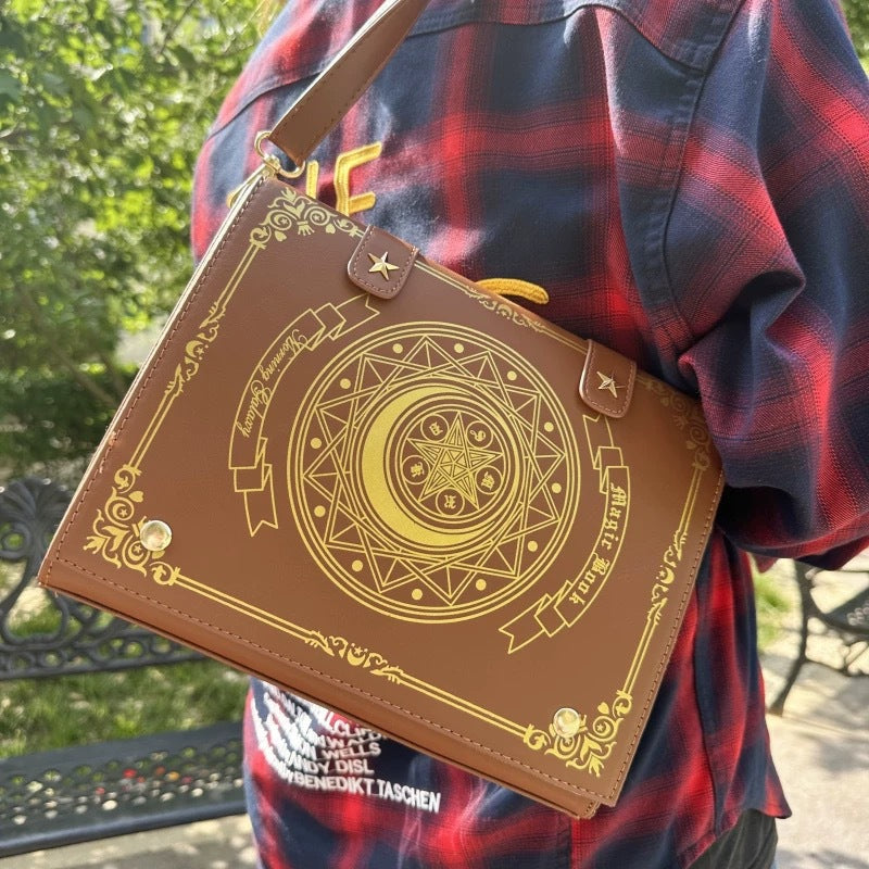 The Star-Moon Grimoire - Sweet Lolita Crossbody Clamshell bag - Lolita Fetch