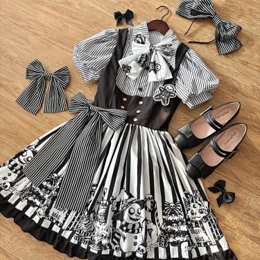 Strange Christmas Gothic Lolita set detail 22