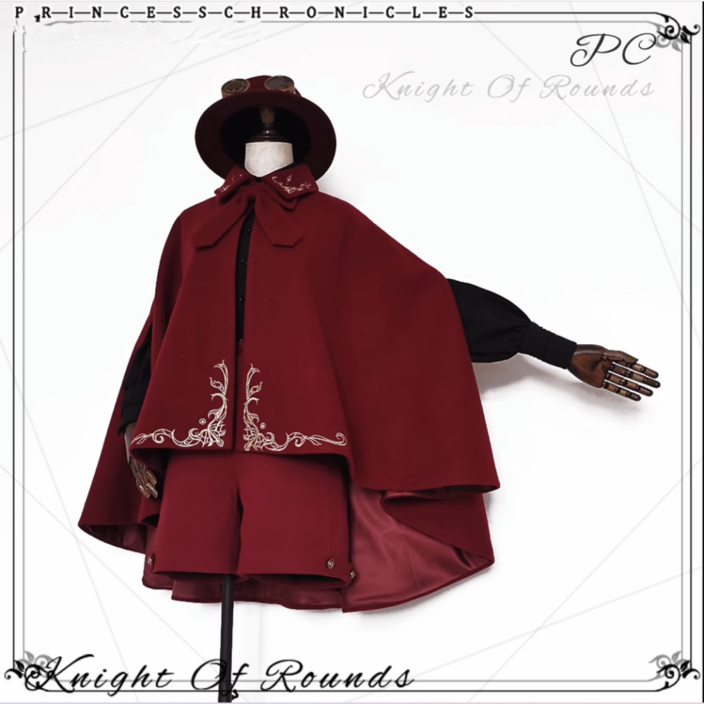 Princess Chronicles - Medieval Ouji Lolita Embroidered - Cape Outerwear