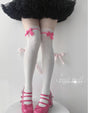 One Size / Rose pink over knee socks