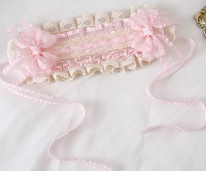 Xiaogui - Mood Limited Pink - Kawaii Lolita Lace Headdress Accessories