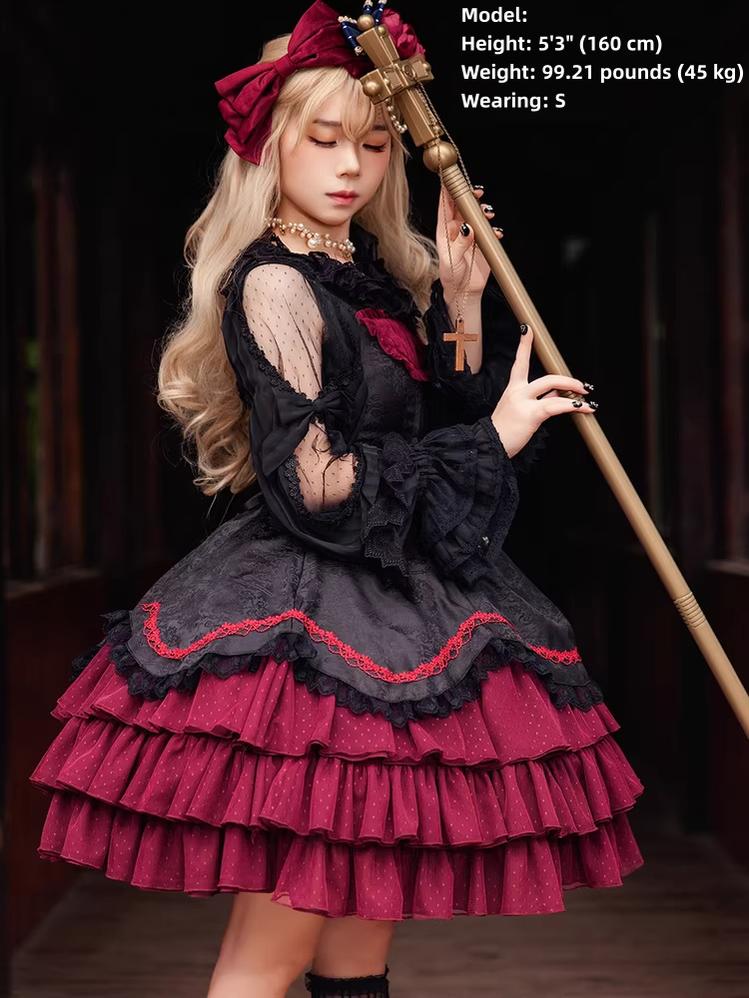 Infanta - Pearl Box - Classic Lolita JSK, Bustle Back Hem