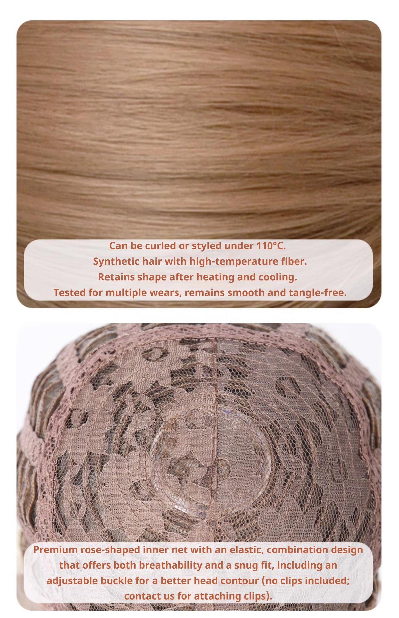 Sinwavy - Vintage Lolita Wig Double Ponytail - Roman Roll Hair Wig