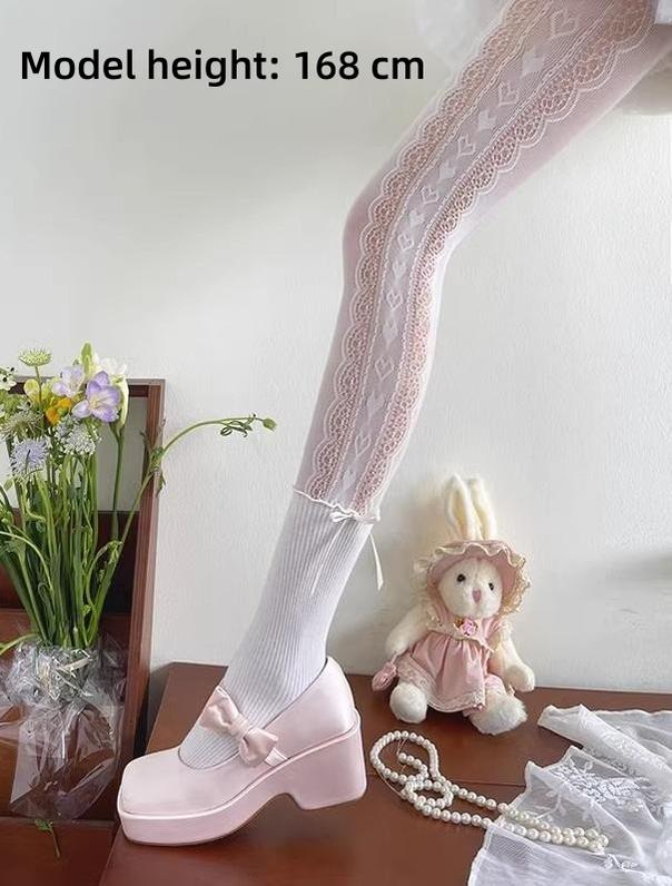 WAGUIR - Sweet Lolita Lace Patchwork - Pantyhose Socks