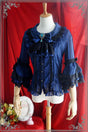 S / dark blue (brooch on the collar is random sent)